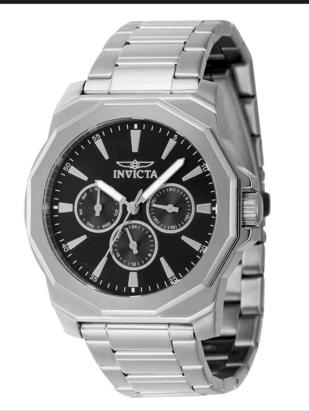 Invicta Speedway Multifuction Mens Watch with Black Dial